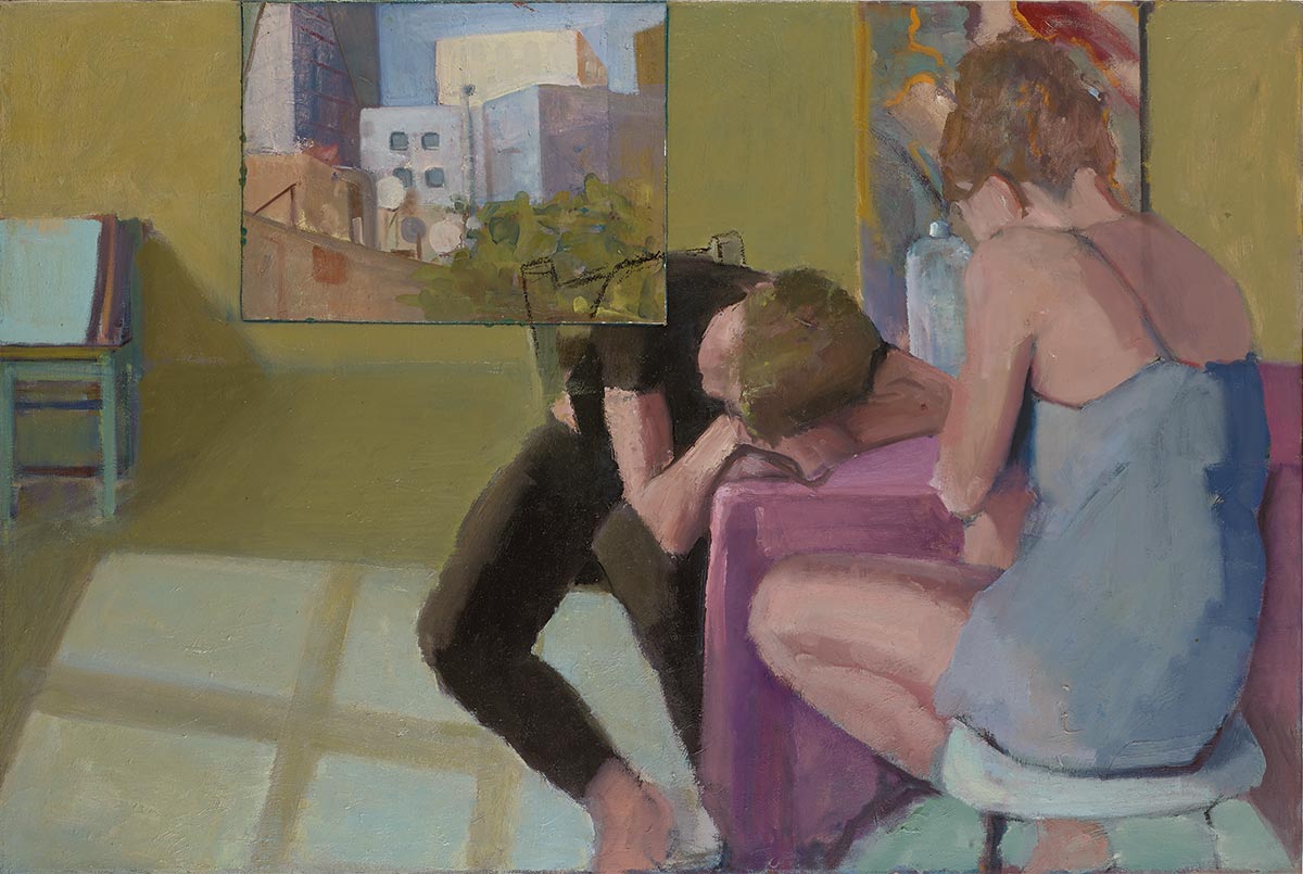 City in a room